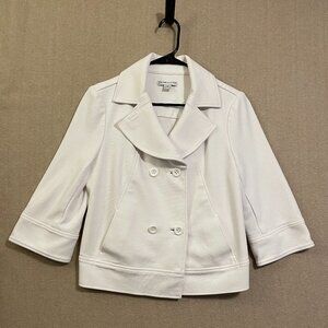 Pendleton Jacket Women's 14 White Pockets Mid Length Sleeves